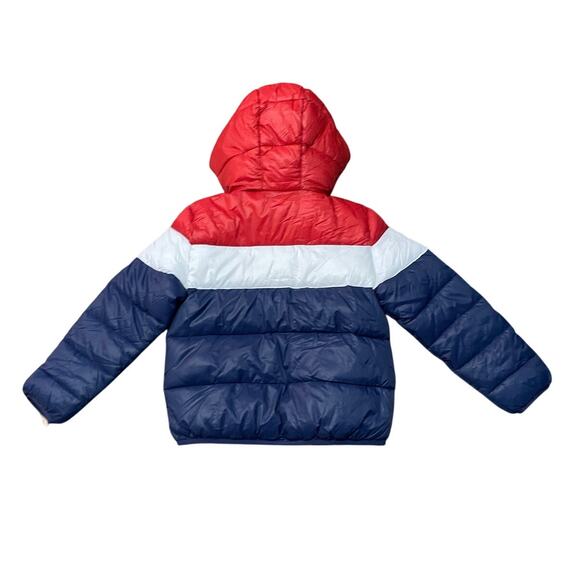 Levi's Big Kids Crop Puffer Hooded Jacket Unisex Size Medium 10 - 12 Yrs Old NWT - Picture 3 of 10